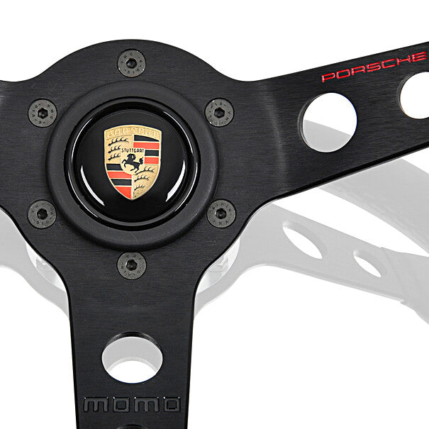 Porsche Classic Momo Performance Steering Wheel - Black Stitching