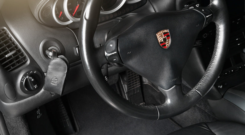 Porsche Tequipment Key Pouch In Leather – Porsche Exchange