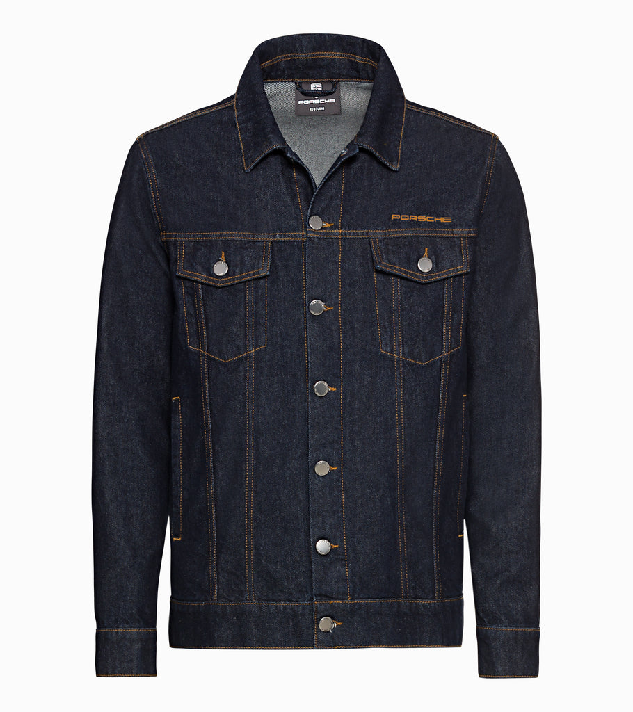 Porsche ネイビー ジャンパー Porsche Men's Denim Jacket - Essential – Porsche Exchange