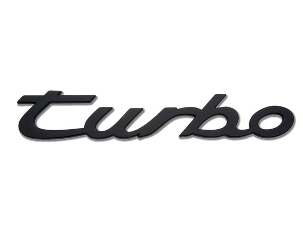 Porsche Classic "Turbo" Logo (944 Turbo) - Black