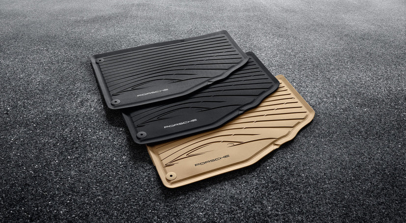 Porsche Tequipment All Weather Floor Mats For (991) 911 and (981/982) Boxster / Cayman
