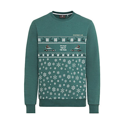 Porsche Unisex Christmas Sweater - Green