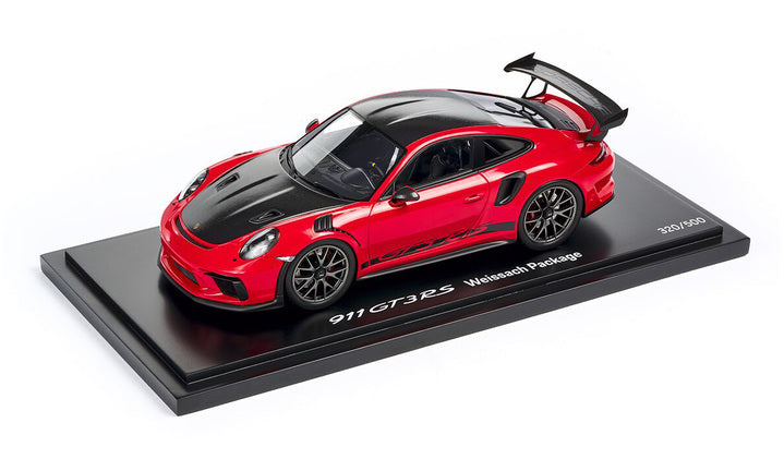 Porsche GT3 RS Weissach Package (Guards Red) Model Car - 1:18 Scale