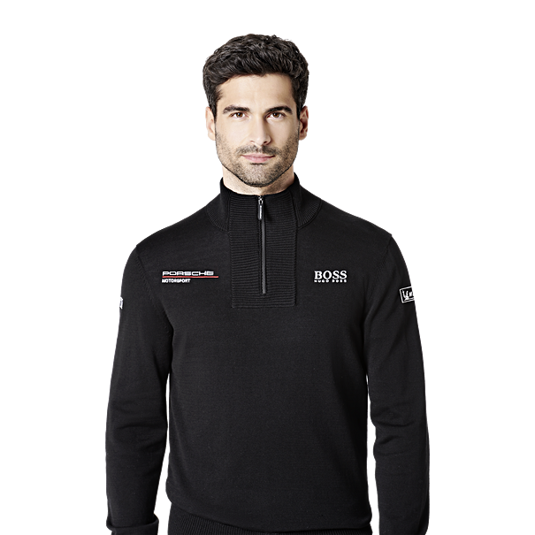 Porsche Men's Knitted Sweater - Motorsport, Hugo Boss