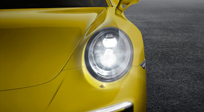 Porsche Tequipment LED Headlights, Black, Incl. PDLS Plus