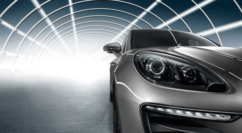 Porsche Tequipment Bi-Xenon headlights in Black, incl. Porsche Dynamic Light System (PDLS)- Macan I