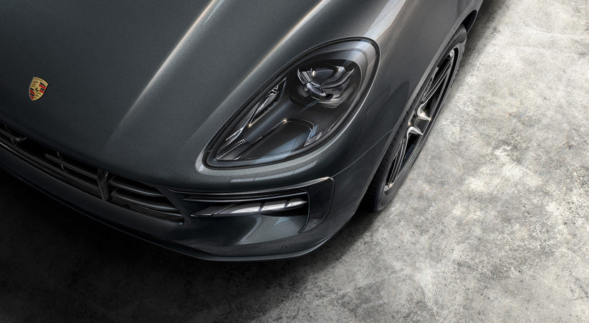 LED headlights, dark-tinted, incl. Porsche Dynamic Light System Plus (PDLS Plus)- Macan II