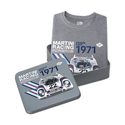Porsche Collectors T-Shirt (Unisex) 1971 No. 21 - Martini Racing