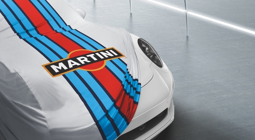 Indoor car cover in Martini Racing Design - 911