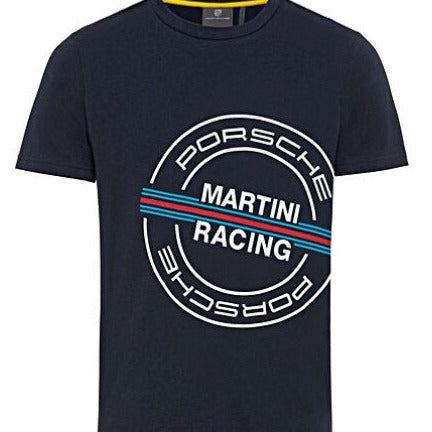 Porsche Men's T-Shirt (Blue) - Martini Racing