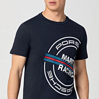 Porsche Men's T-Shirt (Blue) - Martini Racing