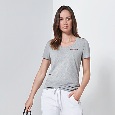 Porsche Ladies T-Shirt (Gray)- Motorsport Collection