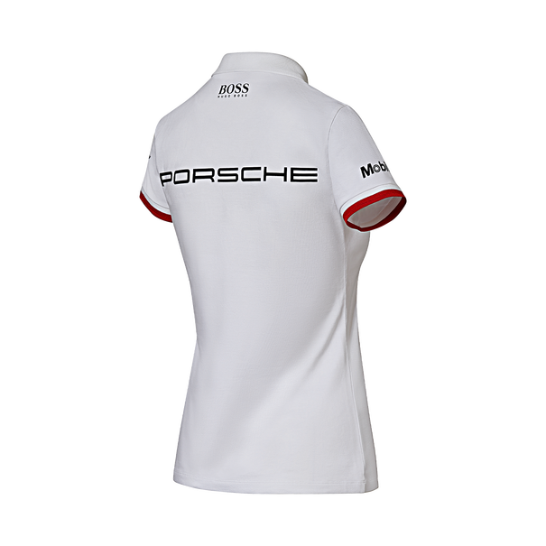 Porsche Ladies Polo Shirt Hugo Boss (White) - Motorsport