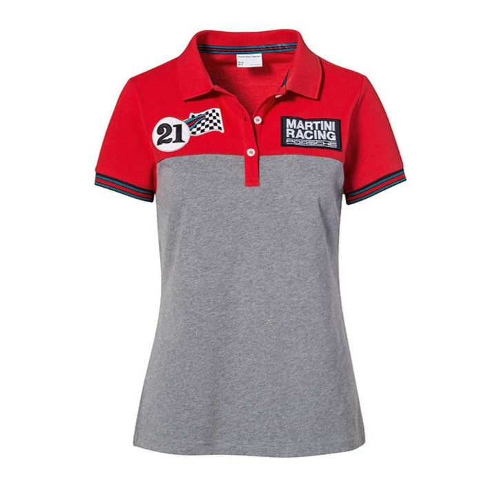 Porsche Women's Polo Shirt #21- Martini Racing