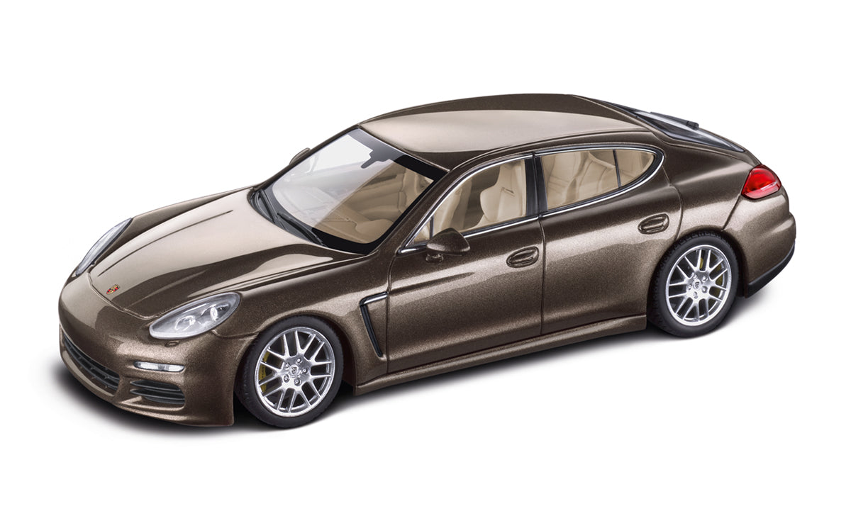 Porsche Panamera S 1:43 Model Car - Chestnut Brown – Porsche Exchange