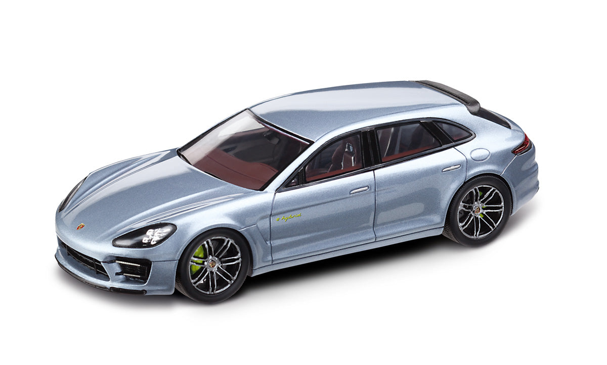 Porsche Panamera Sport Turismo E-Hybrid Concept 1:43 Model Car - Metallic Blue