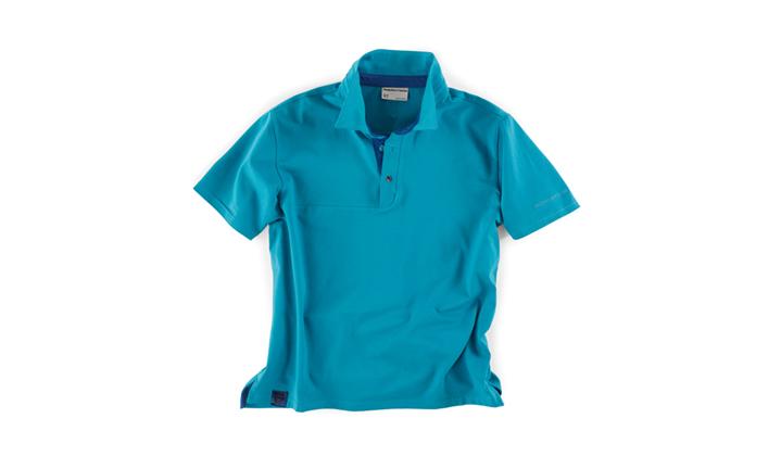 Porsche Men's Polo Shirt, Aqua Blue - Metropolitan