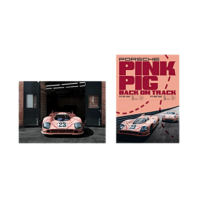 Porsche  Poster Set- Pink Pig Collection