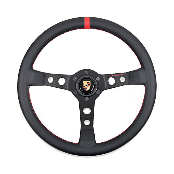 Porsche Classic Momo Performance Steering Wheel - Red Stitching