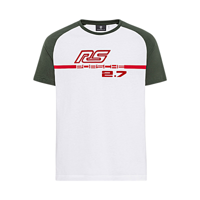 Porsche Mens T-Shirt (Green) - Carrera RS 2.7