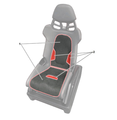 Porsche 3D-Printed Body Form Bucket Seat Inserts for 911 (992) & Cayman / Boxster (982)