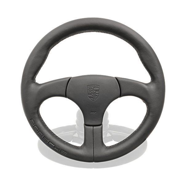 Porsche Sports Steering Wheel W/ Out Airbag Black- 911 and 959