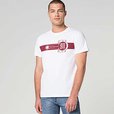 Porsche 911 Men's T-shirt (White) - Essential