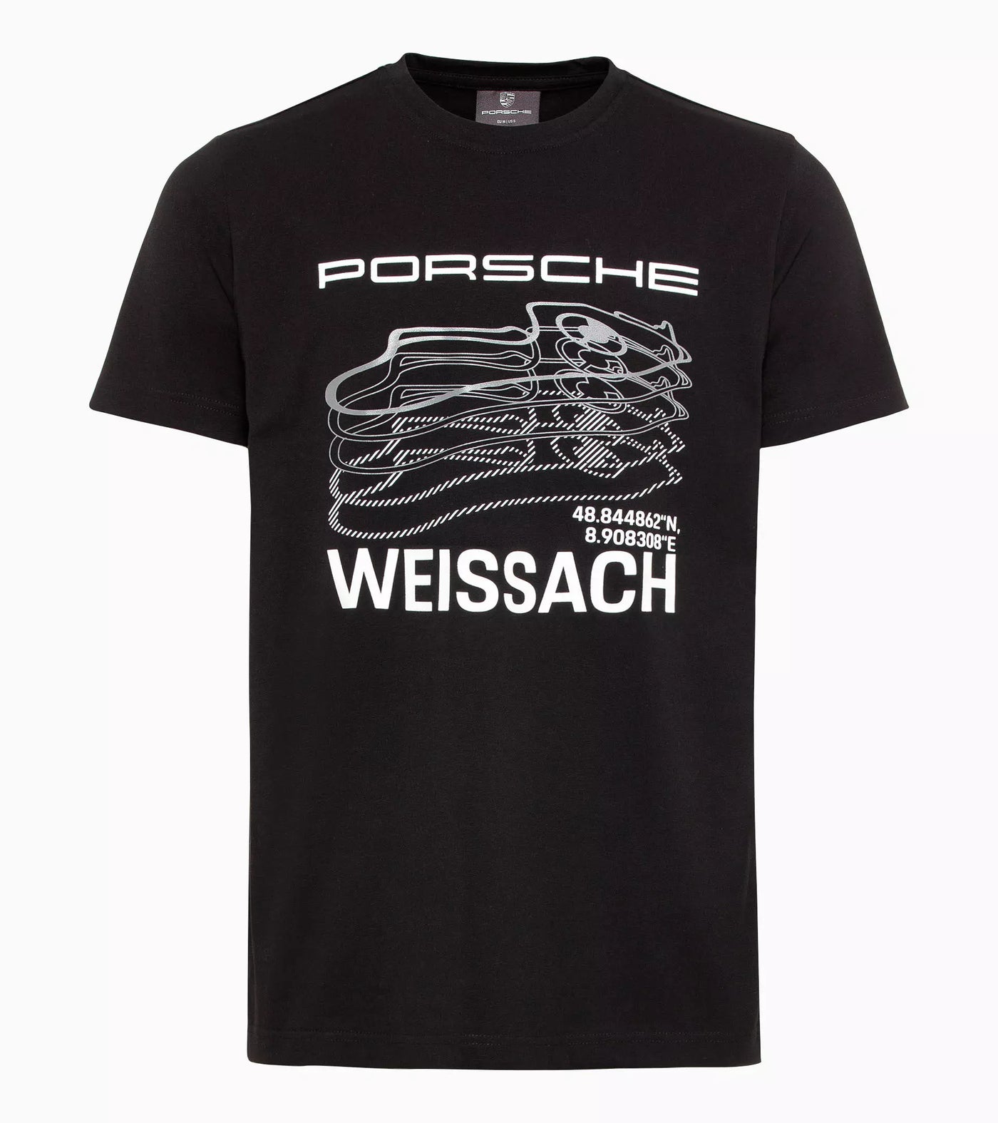 Porsche Men's T-shirt (Black) - Weissach